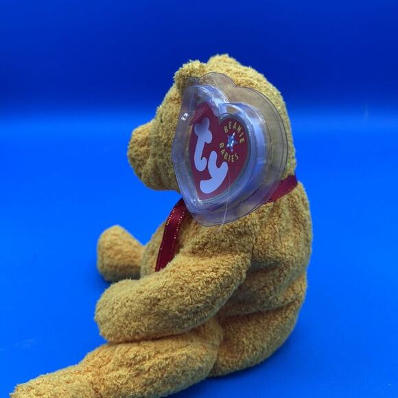 Ty Beanie Baby "Poopsie" Bear 2001 Stuffed Animal Toy New With Tag NWT (B1) - Picture 7 of 10